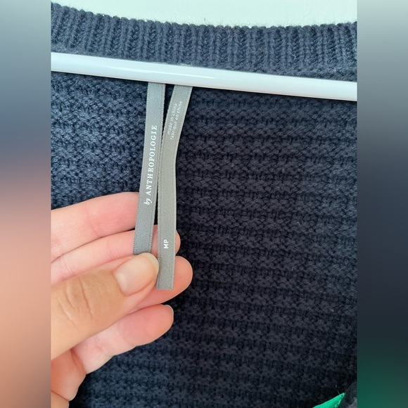 By Anthropologie Varsity Twofer Cardigan Sweater - Picture 8 of 10